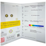 18K Yellow Gold Natural Blue Sapphire & Diamond Earring