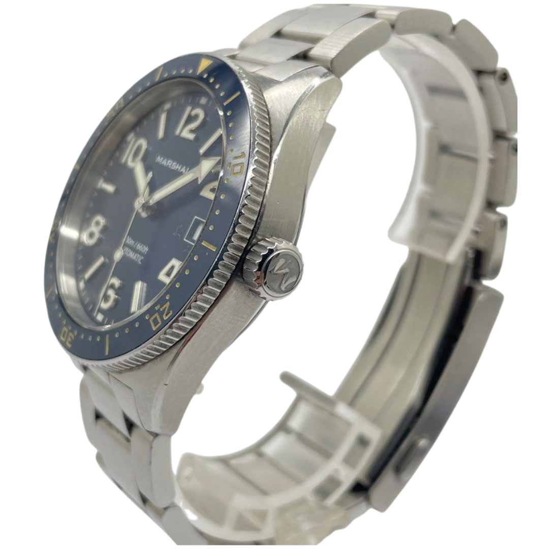 Marshall 39.5mm Automatic Diver Blue Dial Watch 104344