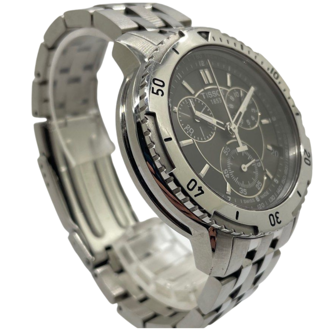 Tissot PRS200 41mm Quartz Chronograph Grey Dial Watch