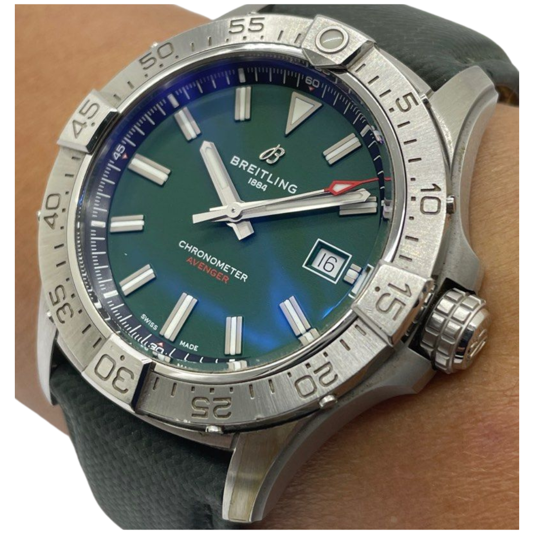 Breitling Avenger A17328 42mm Automatic Green Dial Watch