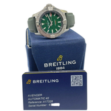 Breitling Avenger A17328 42mm Automatic Green Dial Watch