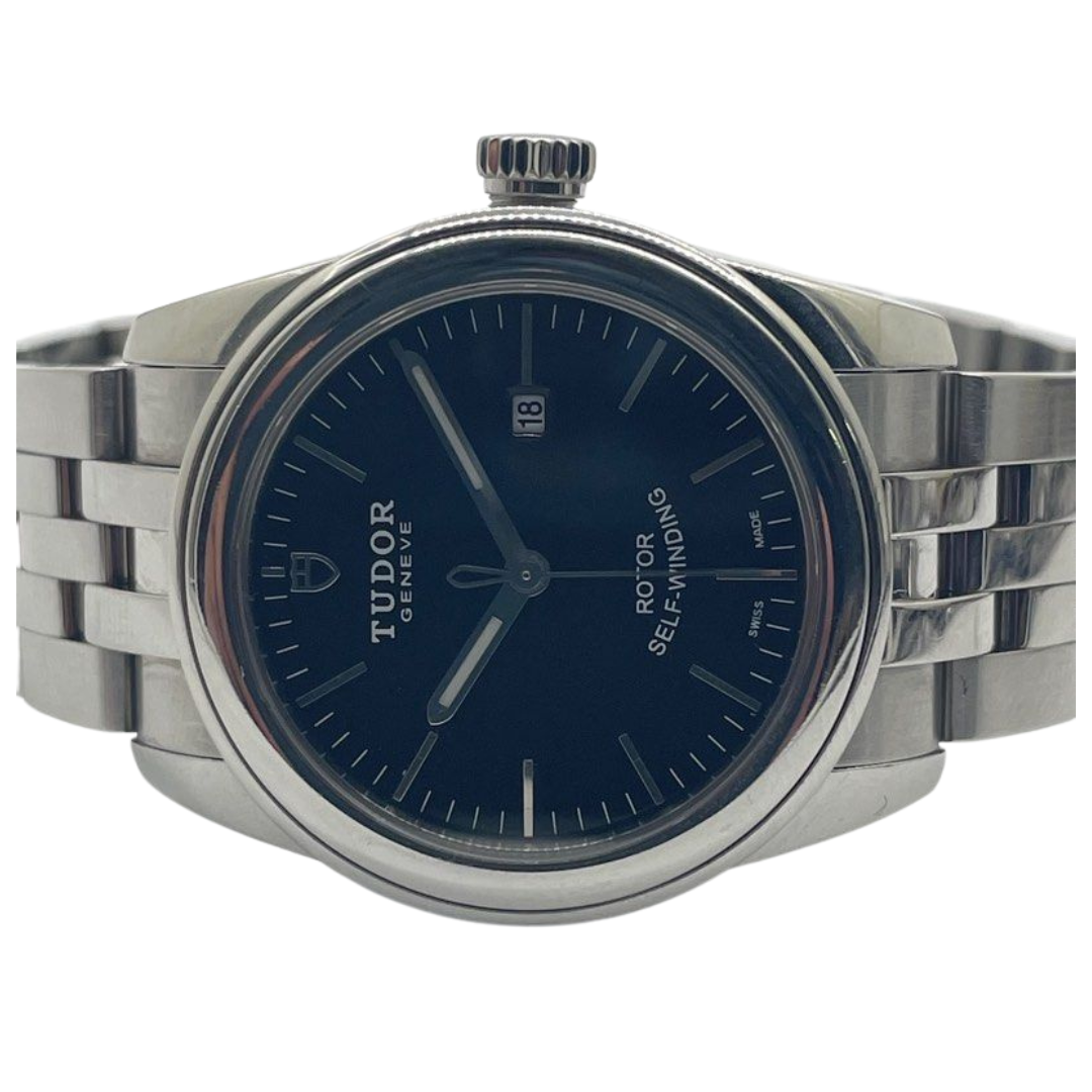 Tudor Glamour Date 31mm Automatic Black Dial Watch M53000