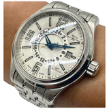 Ball Trainmaster Voyager GMT 41mm Automatic White Dial Watch GM1050D
