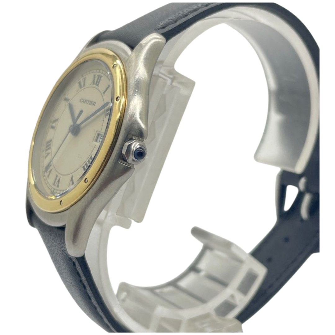 Cartier Cougar 187904R 33mm Quartz Beige Dial Watch