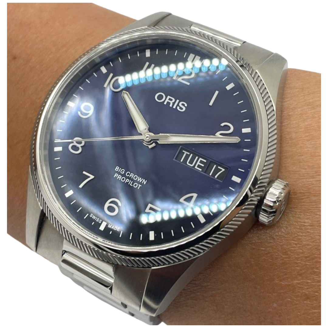 Oris Big Crown Propilot Big Day/Date 44mm Automatic Blue Dial Watch