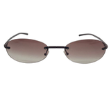 Gucci GG1757/S Rimless Glasses, Wine Red Frame
