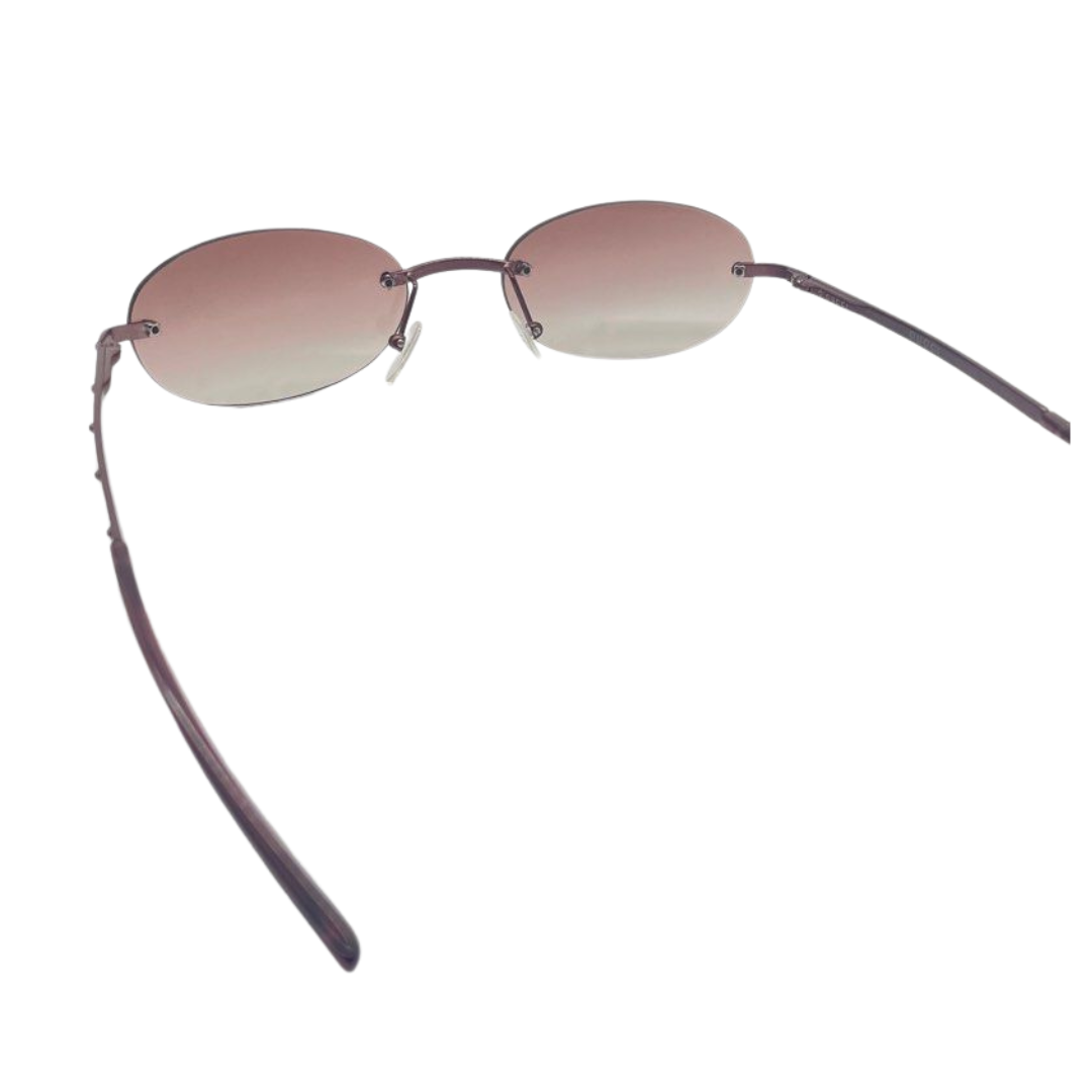 Gucci GG1757/S Rimless Glasses, Wine Red Frame