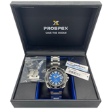 Seiko Save The Ocean King Samurai 43.8mm Automatic Divers Blue Dial Watch SRPE33K1