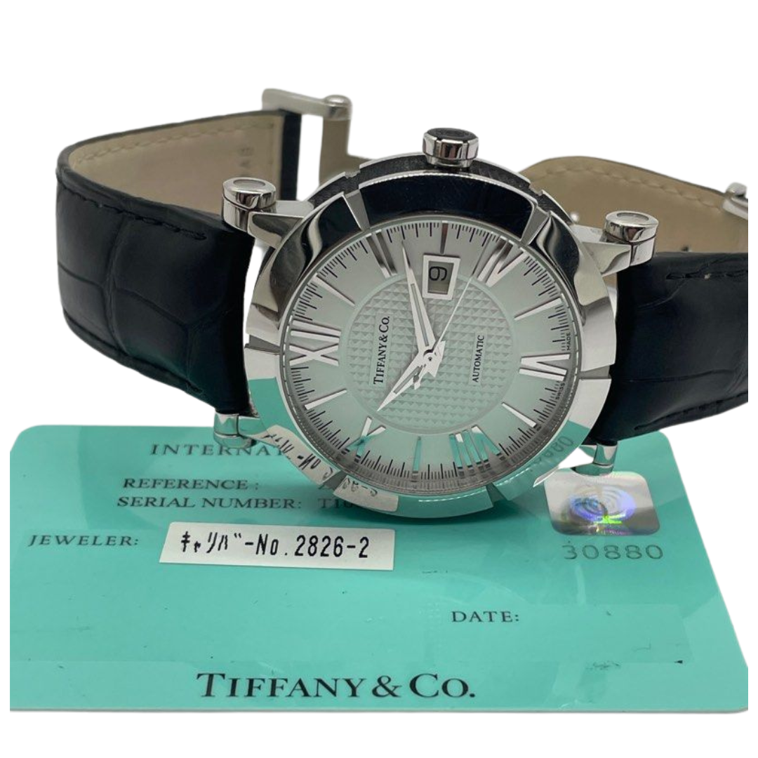 Tiffany & Co Atlas 42mm Automatic Silver Dial Watch