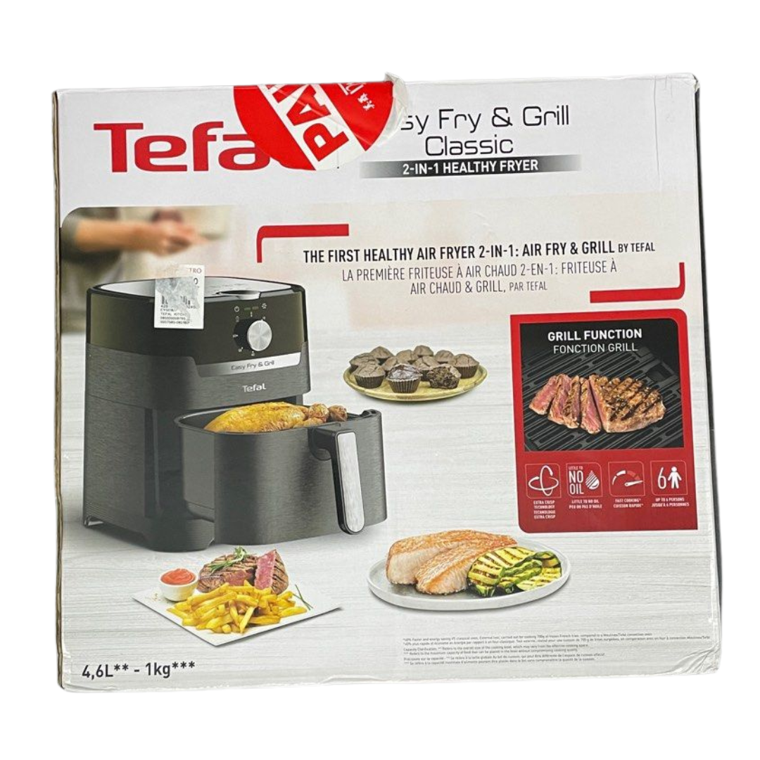 TEFAL EASY FRY 2 in 1 Classic Air Fryer & GRILL EY501827
