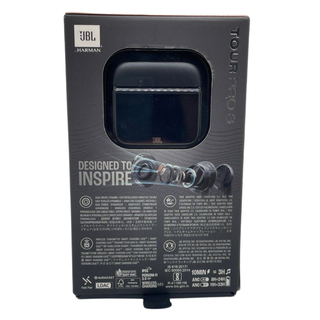 JBL Tour Pro 3 | True Wireless Noise Cancelling Earbuds with Smart Charging Case