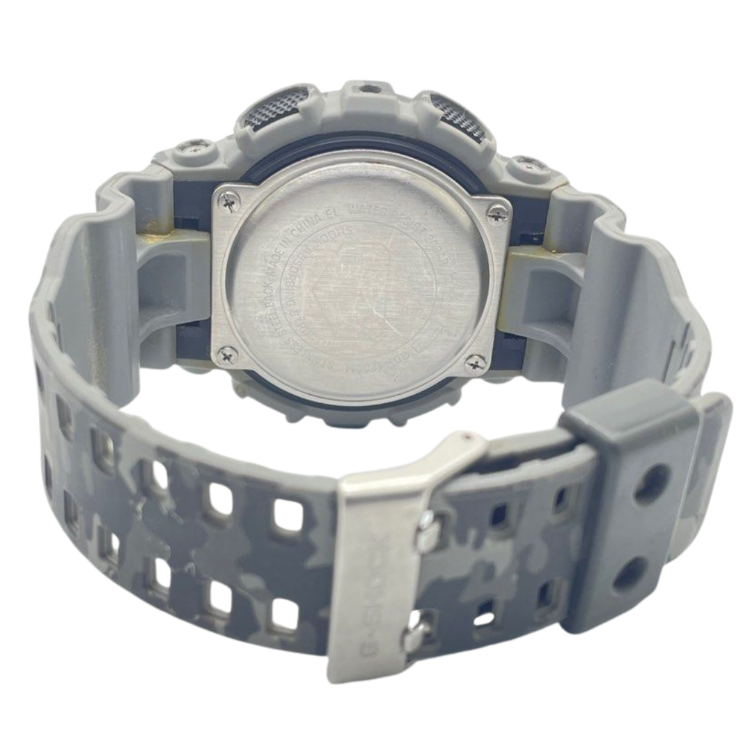 Casio G- Shock Grey Camo Digital Watch GD-120CM