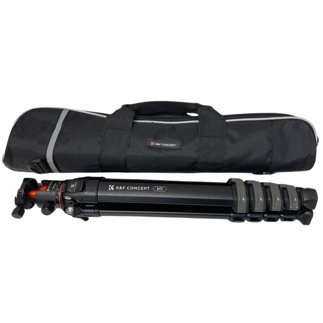 K&F Compact Travel Tripod M1 with KF-35L Ball Head Aluminium Tripod