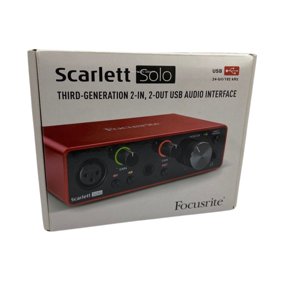 Focusrite Scarlett Solo 3rd Gen USB Audio Interface