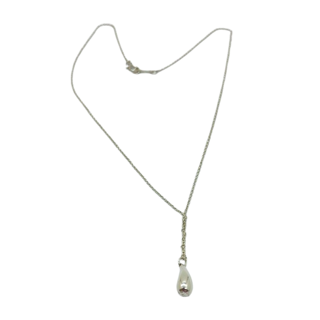Tiffany 925 Silver Necklace, Teardrop