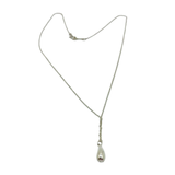 Tiffany 925 Silver Necklace, Teardrop