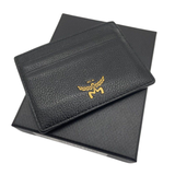 MCM Mini Hummel Card Case Leather Black