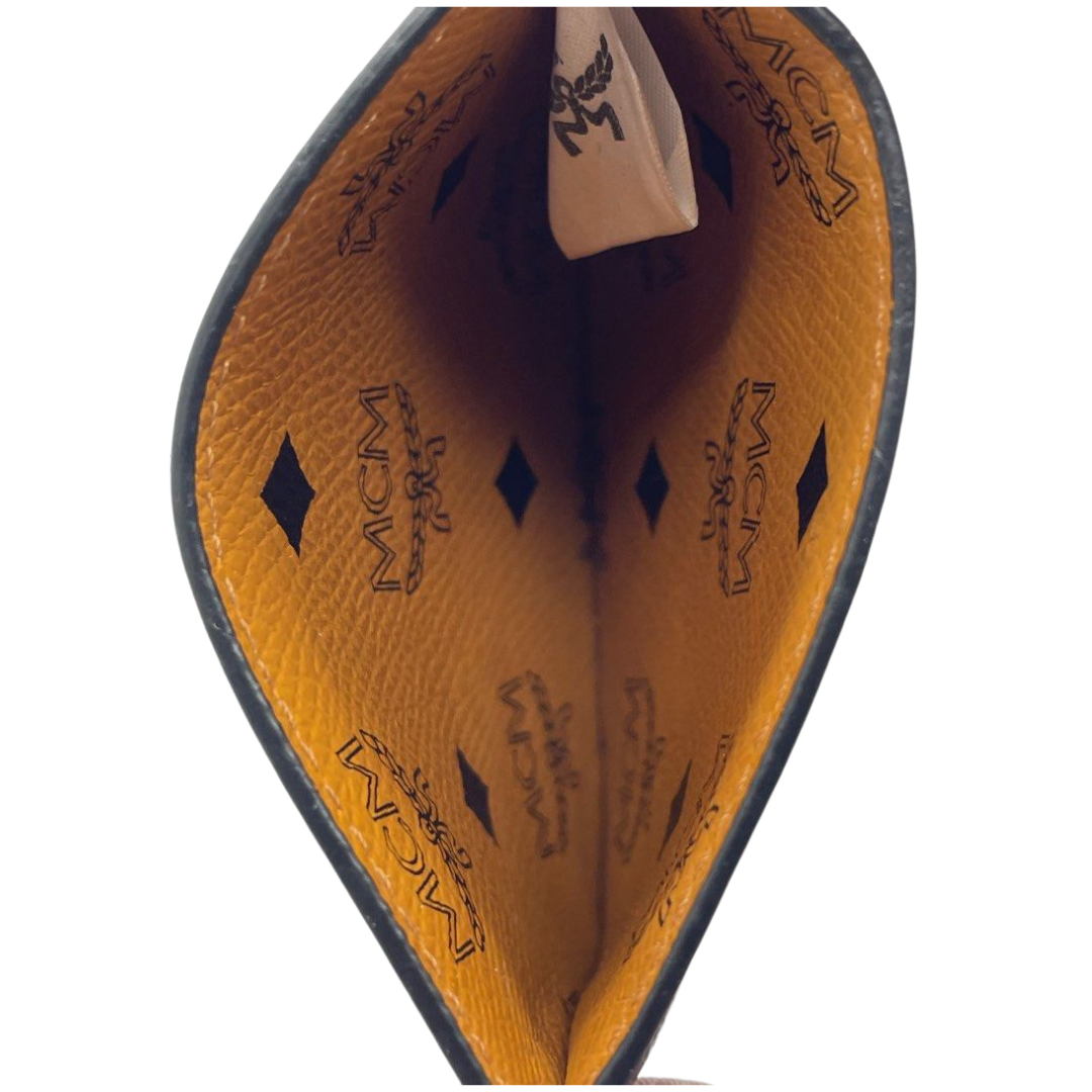 MCM Mini Hummel Card Case Leather Black