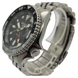 Seiko 5 Sports GMT 42.5mm Automatic Black Dial Steel Watch