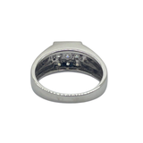 750 White Gold Natural Diamond Men’s Ring
