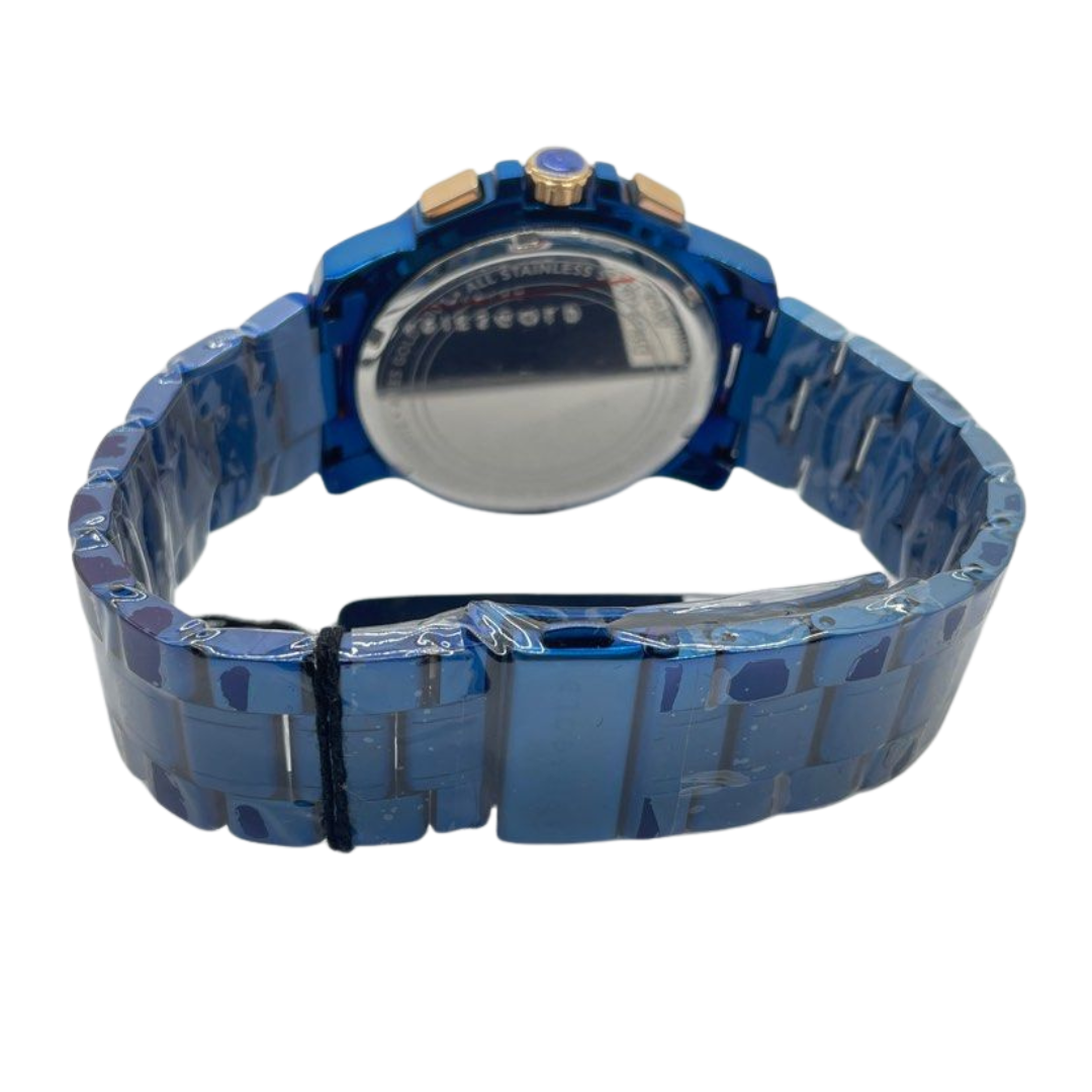 Aries Gold Inspire Contender 42.5mm Chronograph Quartz Blue Dial Watch