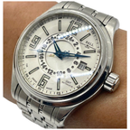Ball Trainmaster Voyager GMT 41mm Automatic White Dial Watch GM1050D