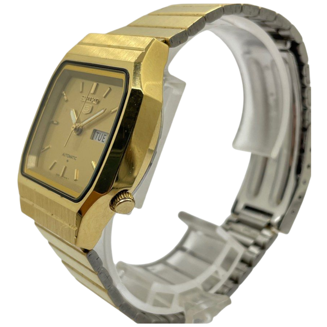 Seiko 35mm Automatic Steel Watch Vintage 6309-4010