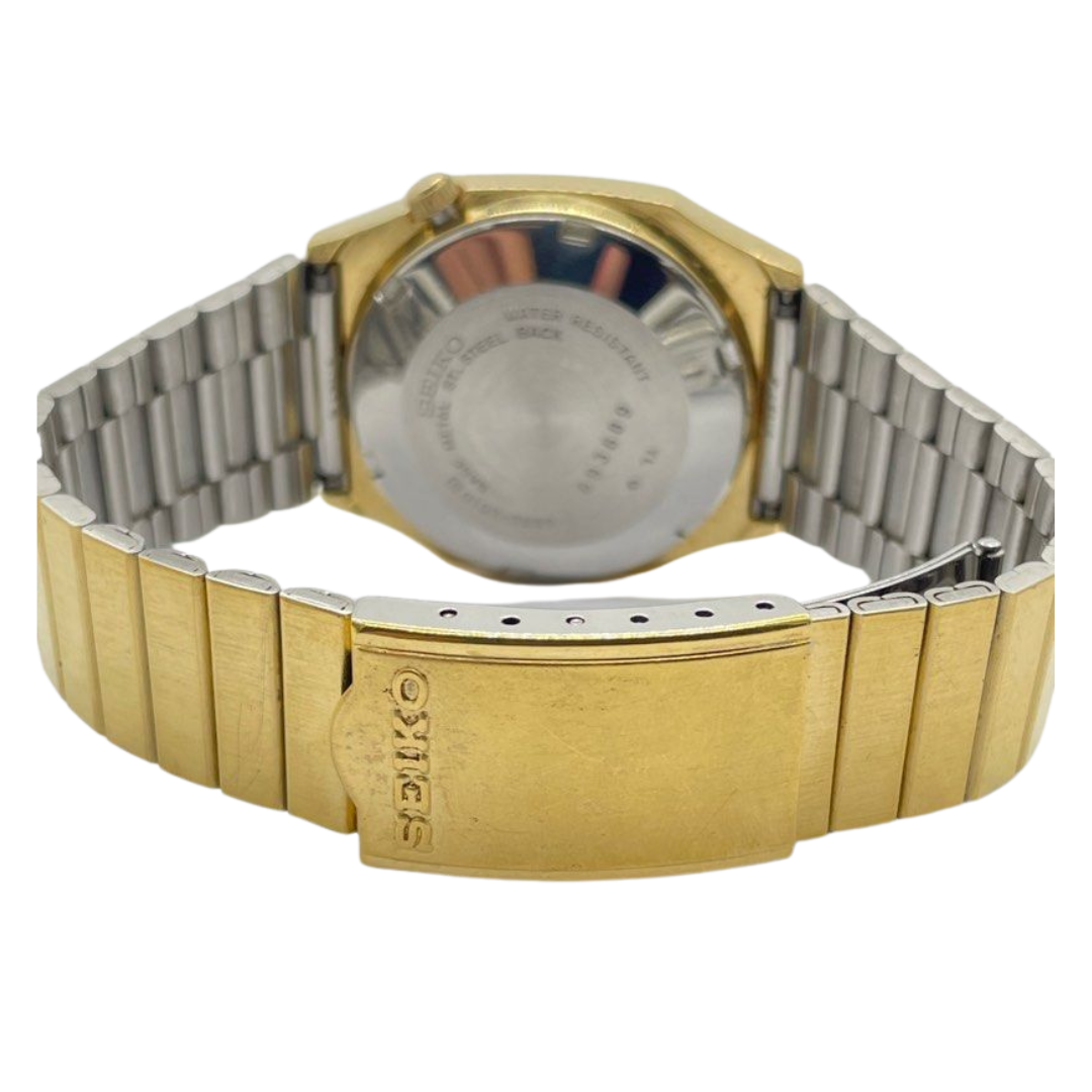 Seiko 35mm Automatic Steel Watch Vintage 6309-4010