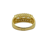 850 Yellow Gold Natural Diamond Ring