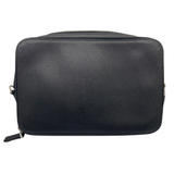 Prada Saffiano Men’s Black Leather Clutch Bag