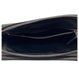 Prada Saffiano Men’s Black Leather Clutch Bag