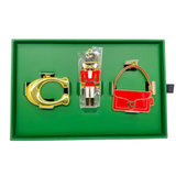 Coach Christmas Charm 6pc Set Tabby Handbag Hang Tag