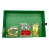 Coach Christmas Charm 6pc Set Tabby Handbag Hang Tag