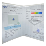 PT900 Natural Tanzanite & Diamond Ring