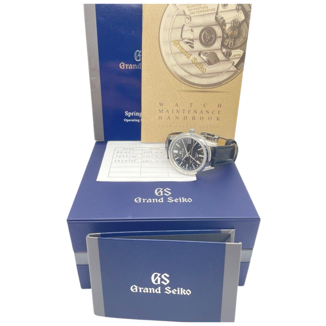 Grand Seiko Elegance SBGE227 GMT 40.2mm Spring Drive Brown Dial Watch