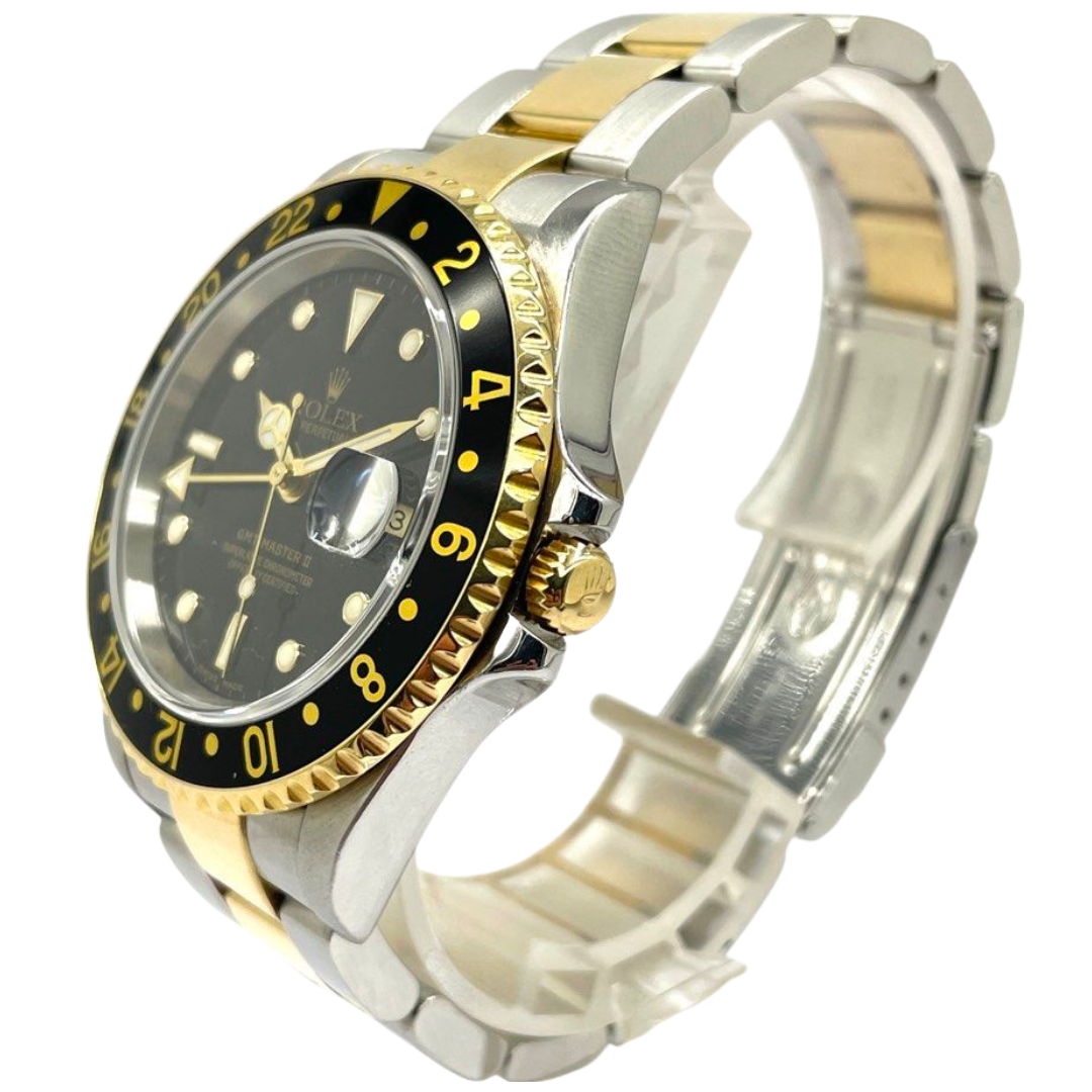 Rolex GMT-Master II 16713 Half Gold 40mm Automatic Watch