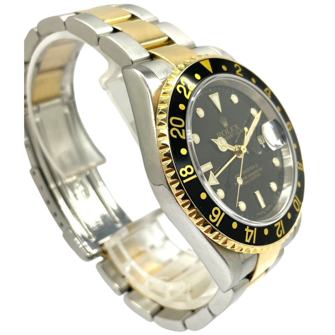 Rolex GMT-Master II 16713 Half Gold 40mm Automatic Watch