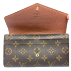 LV Louis Vuitton Monogram Canvas Sarah Wallet M60531