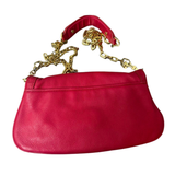 Tory Burch Amanda Logo Clutch/Crossbody Leather Bag
