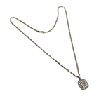 750 White Gold Natural Diamond Necklace