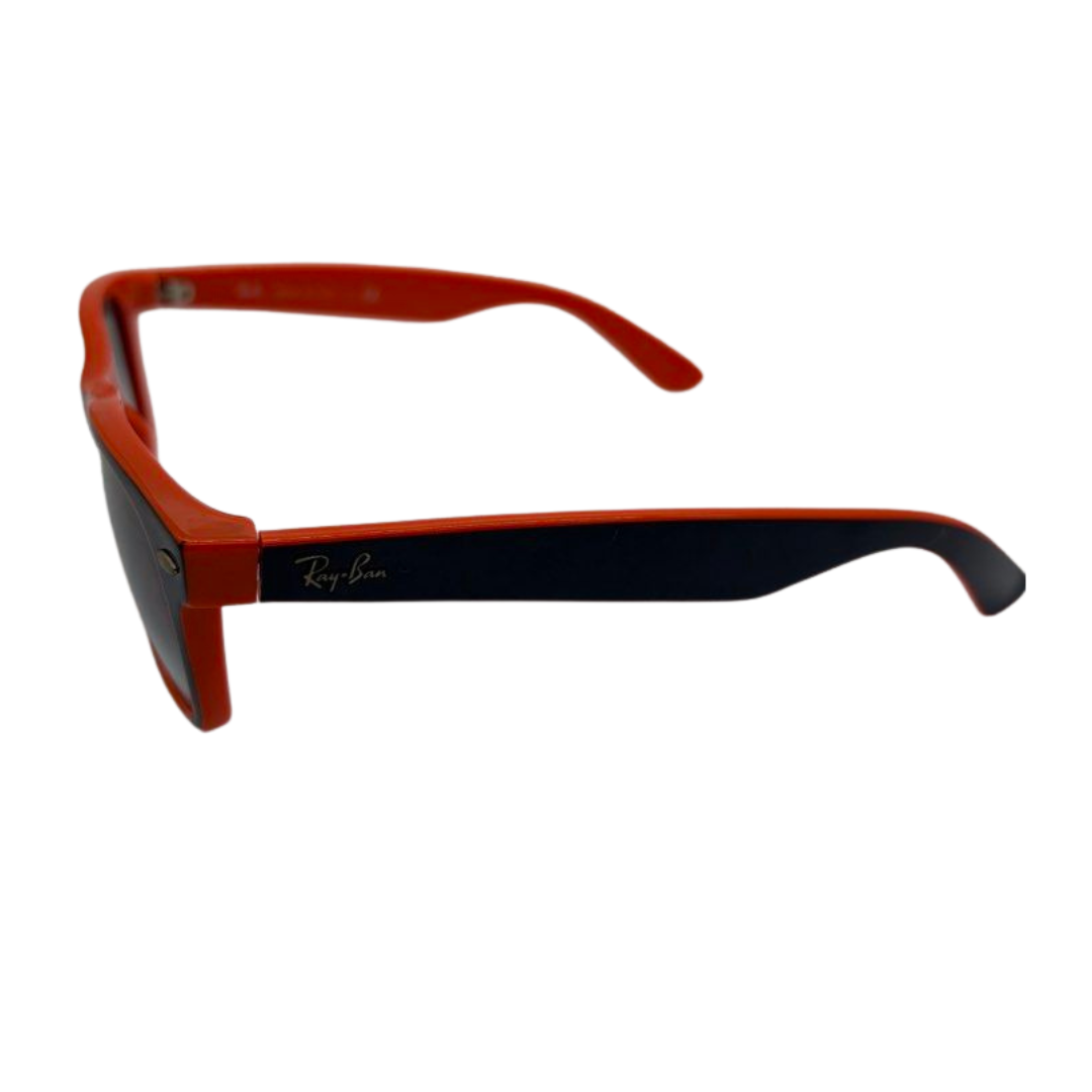 Rayban RB2131 New Wayfarer Unisex Sunglasses, Blue/Orange Frame Secondary image
