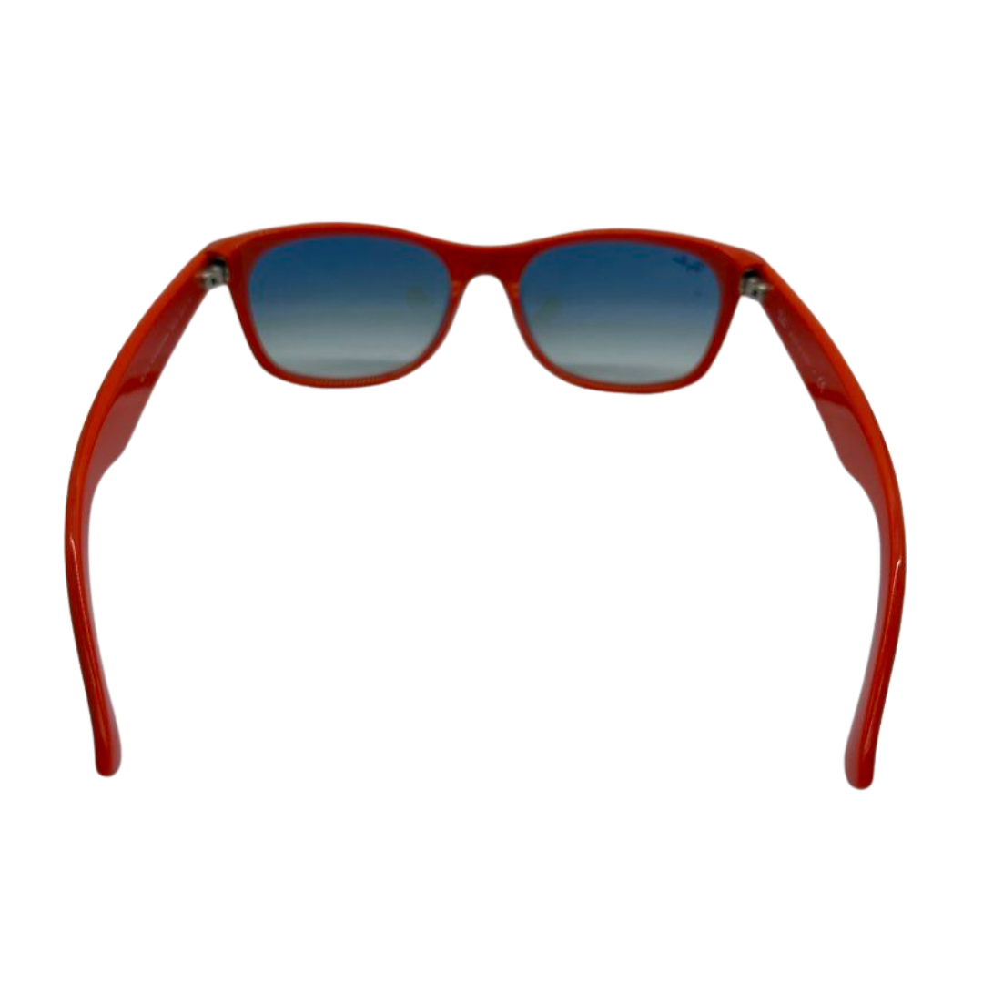 Rayban RB2131 New Wayfarer Unisex Sunglasses, Blue/Orange Frame