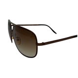 Armani Exchange AX096F/S Aviator Sunglasses, Brown