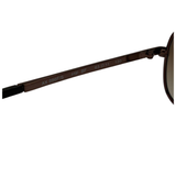 Armani Exchange AX096F/S Aviator Sunglasses, Brown