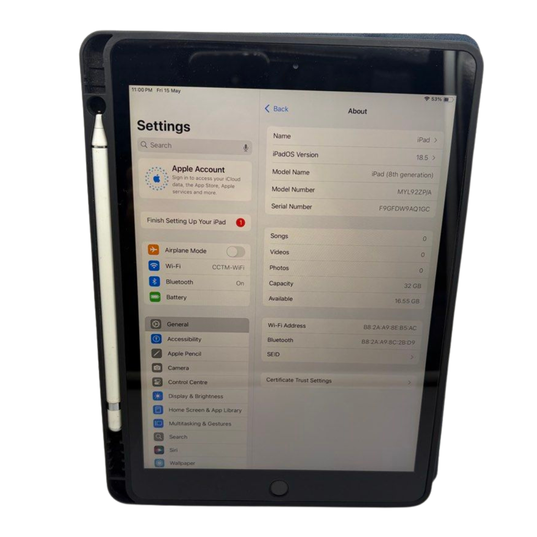 iPad 8 10.2" WiFi (2020) Space Grey 32GB