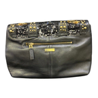 Halston Heritage Carla Studded Flap Bag with Sling