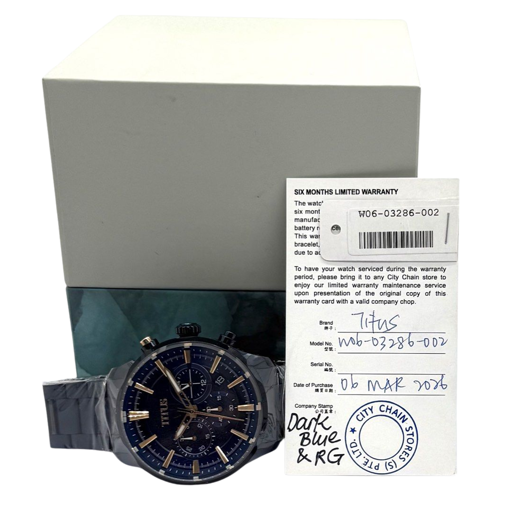 Sovil Et Titus Saber W06-03286-002  Chronograph Quartz Watch