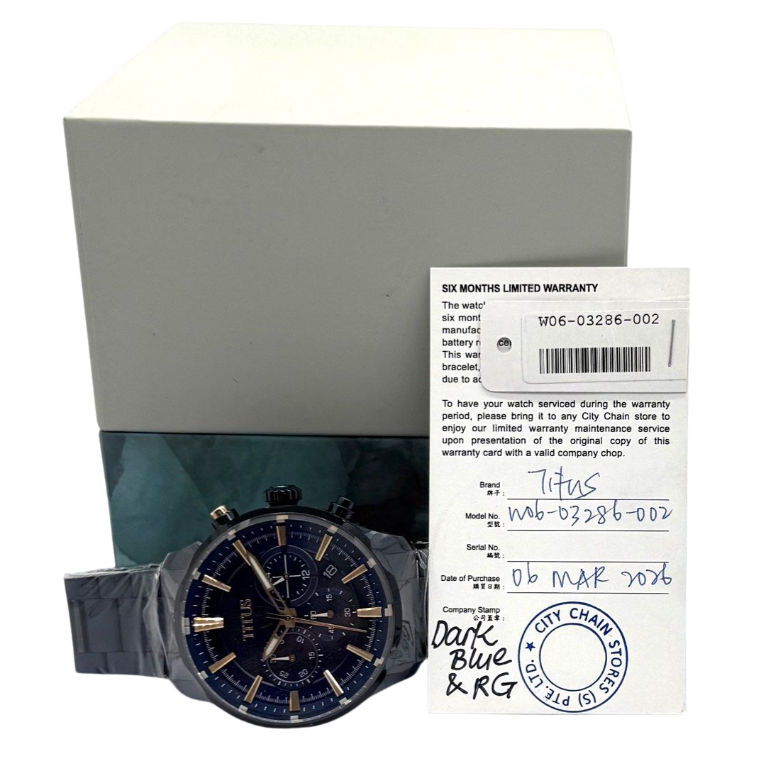Sovil Et Titus Saber W06-03286-002  Chronograph Quartz Watch