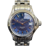 Omega Seamaster 120M Quartz 28mm Blue Dial Watch