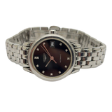 Longines Flagship Classic 26mm Automatic Steel Diamond Black Dial Watch L4.274.4